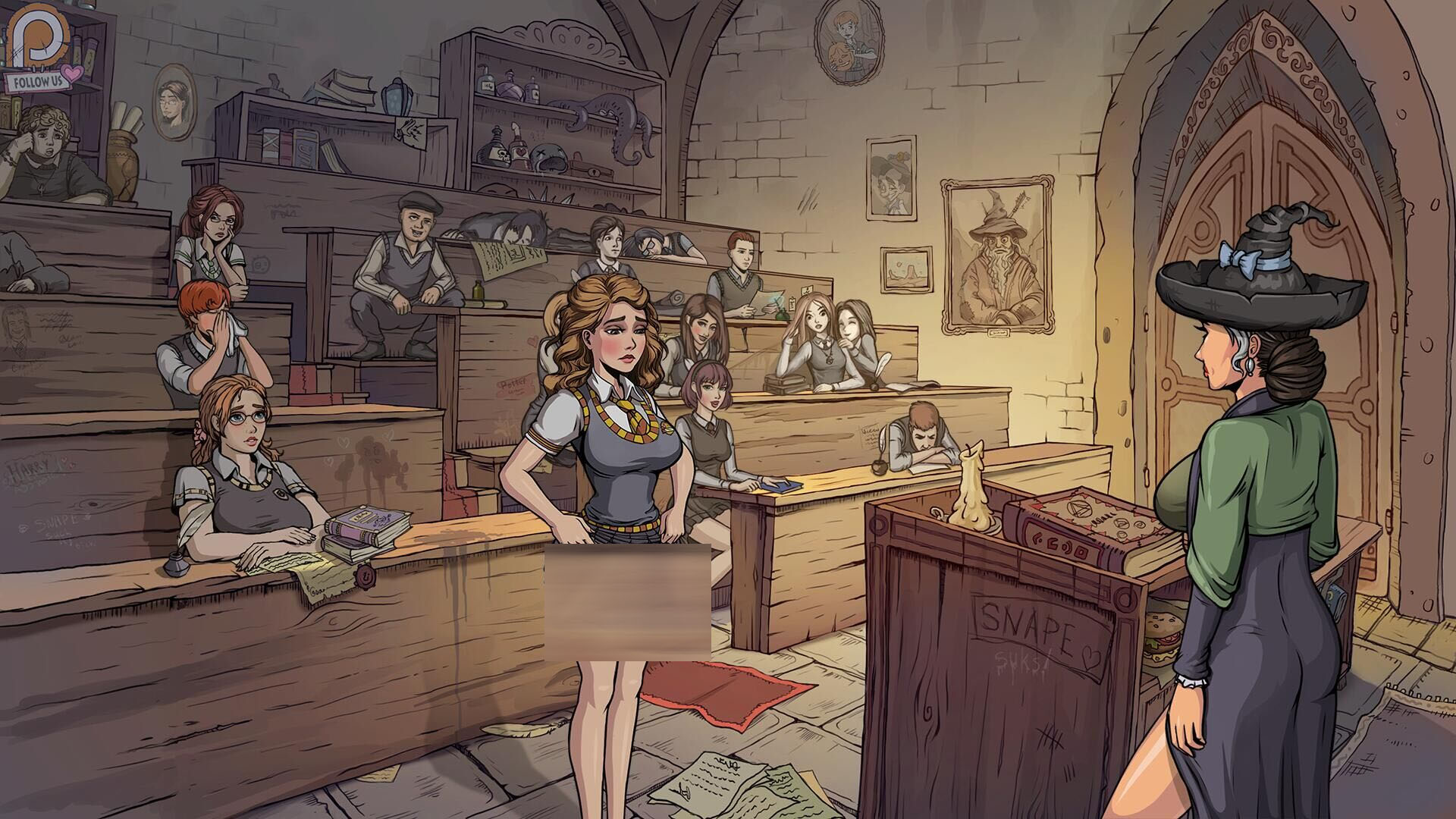  调教赫敏2-无辜的女巫 v0.12 innocent witches [4.08g][slg/双端]